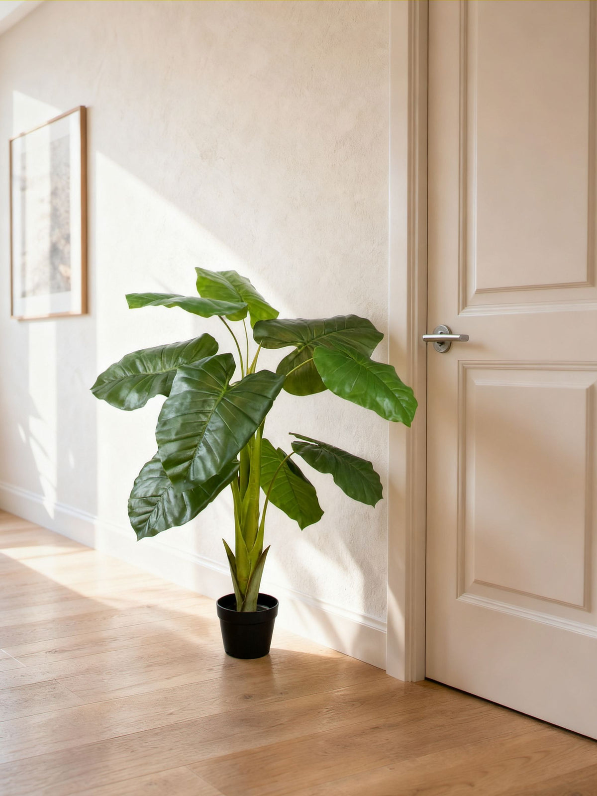 Planta Artificial Philodendro 110 cm Decorativa con Maceta
