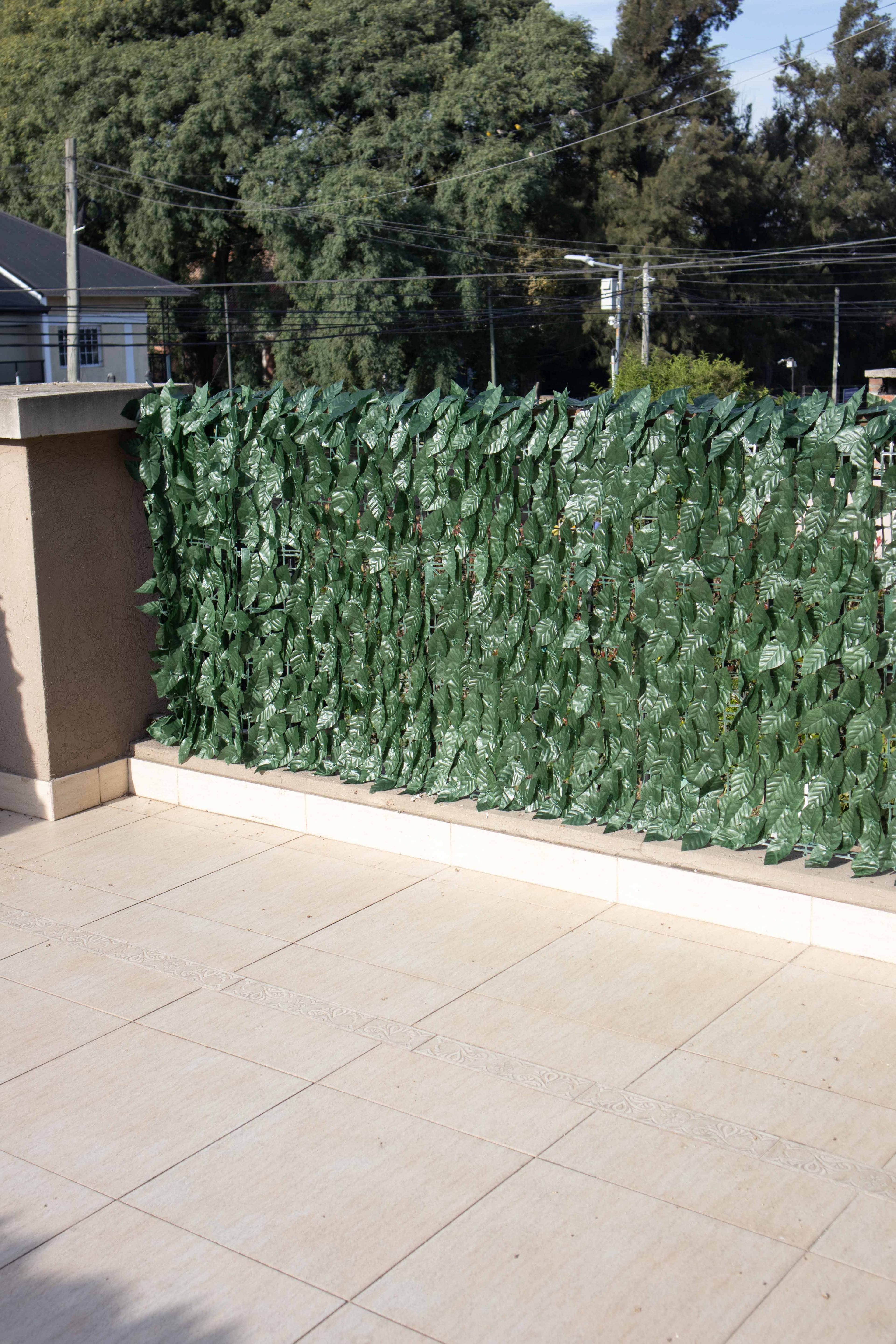 Jardín Vertical Artificial Muro Verde 100 × 300 cm con Protección UV