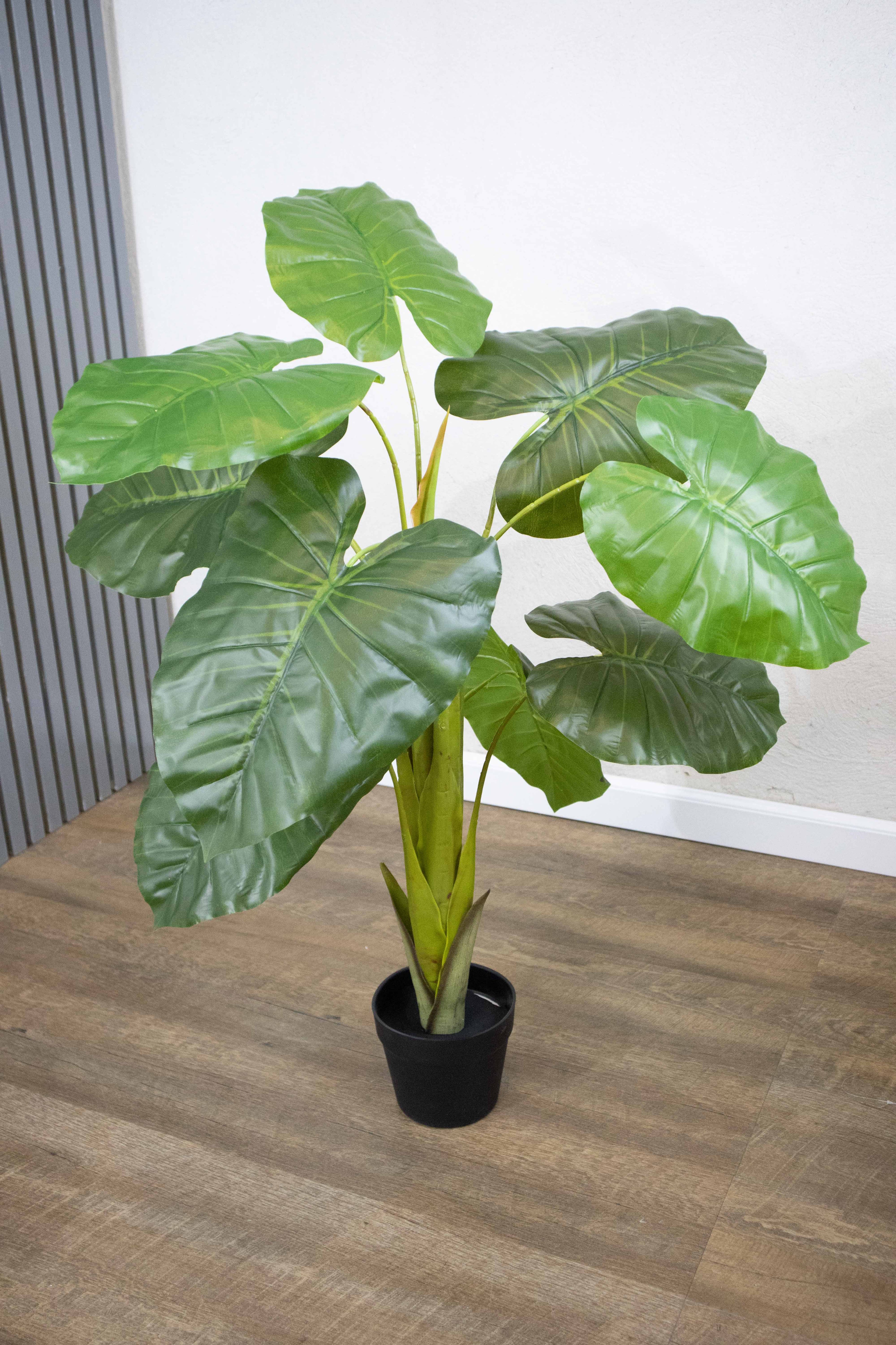 Planta Artificial Philodendro 110 cm Decorativa con Maceta