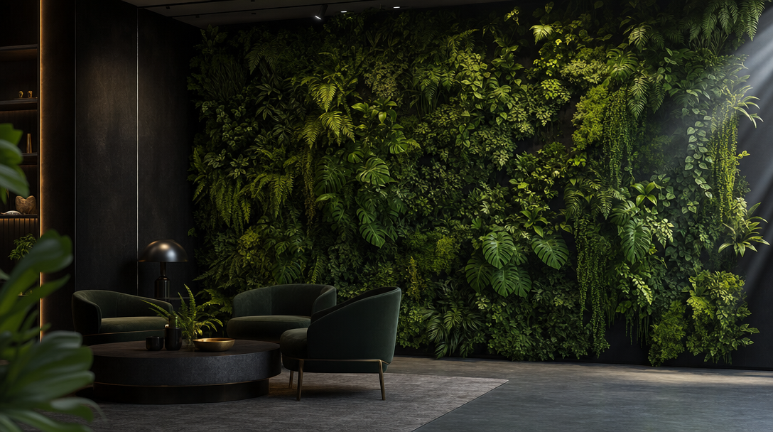 Jardin vertical muro verde artificial